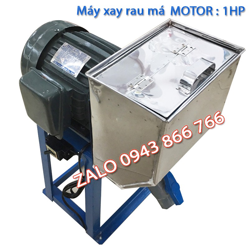 MÁY XAY RAU MÁ - XAY LÁ DỨA MOTOR 1 NGỰA