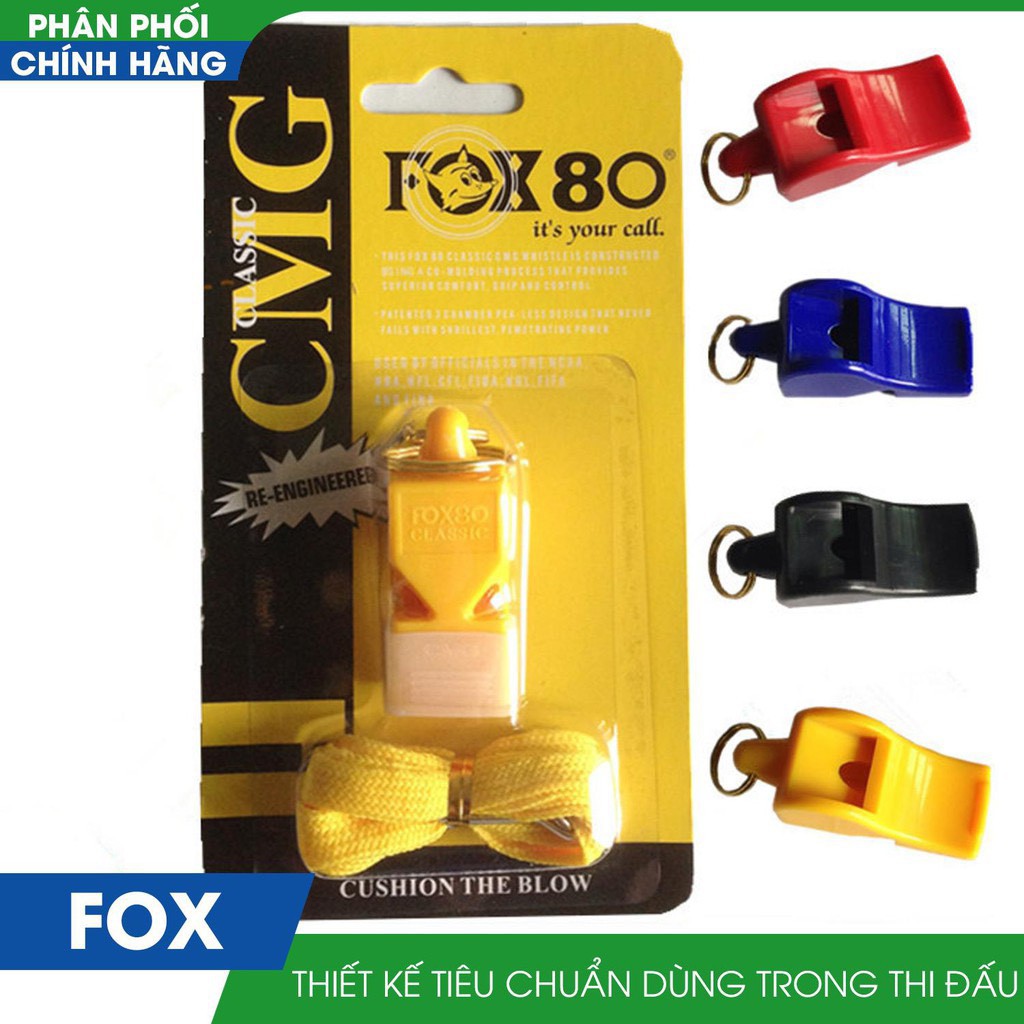 [FREE SHIP]Còi trọng tài Fox 80 giá rẻ -KINHBACSPORTS