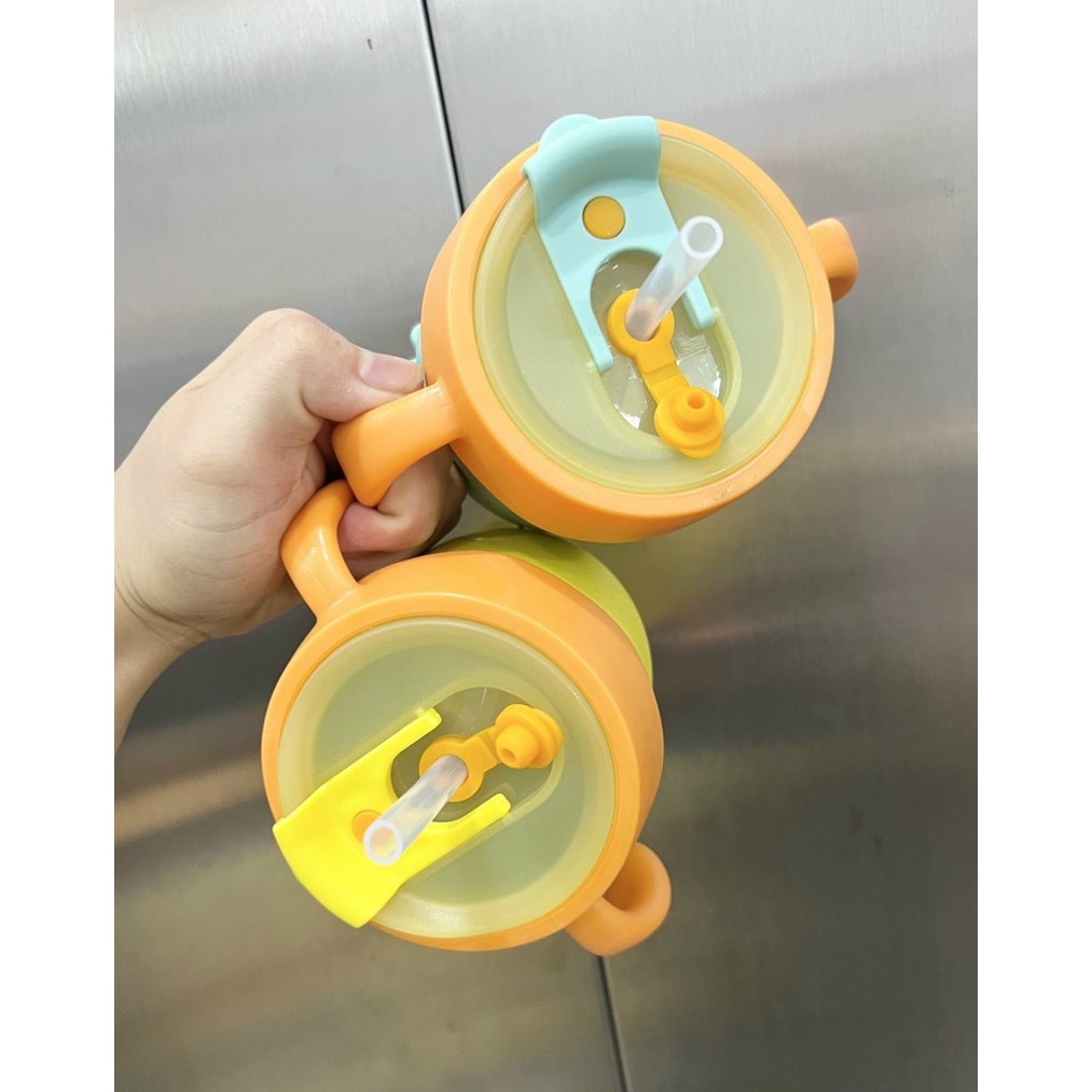 CỐC TẬP UỐNG GIỮ NHIỆT INOX316 HÌNH VỊT ĐÁNG YÊU CHO BÉ
