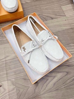 giày lười da ô trắng fulbox