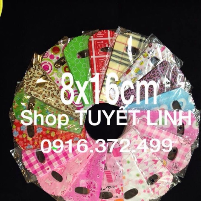 Túi xốp đựng son , lens , mỹ phẩm cute 20k/50cai