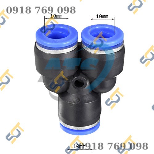 Đầu nối PY chữ Y khí nén, phun sương đầy đủ kích thước giá sỉ