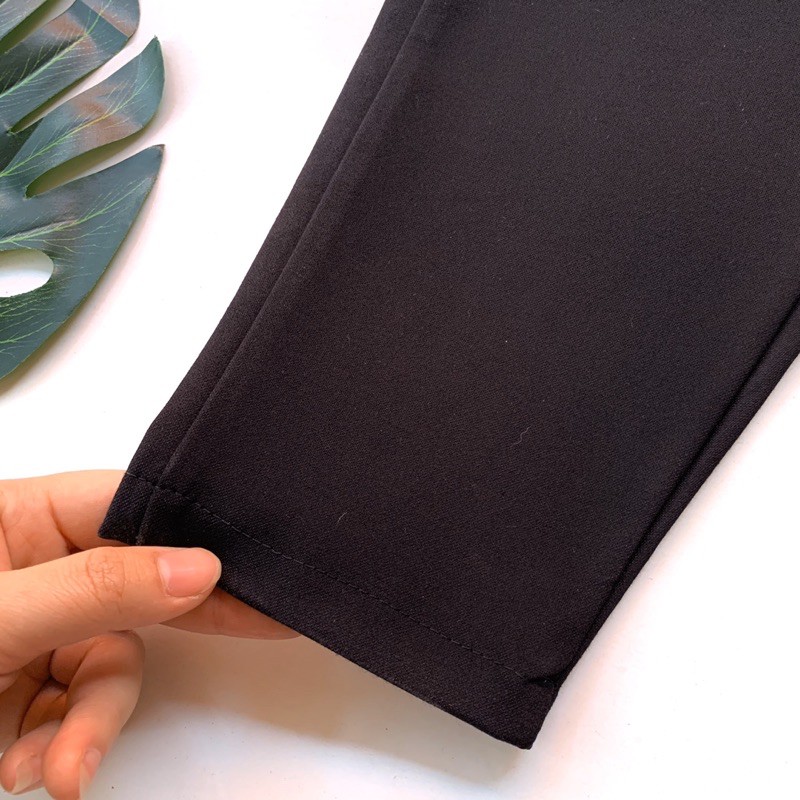 Quần baggy công sở nữ cạp cao