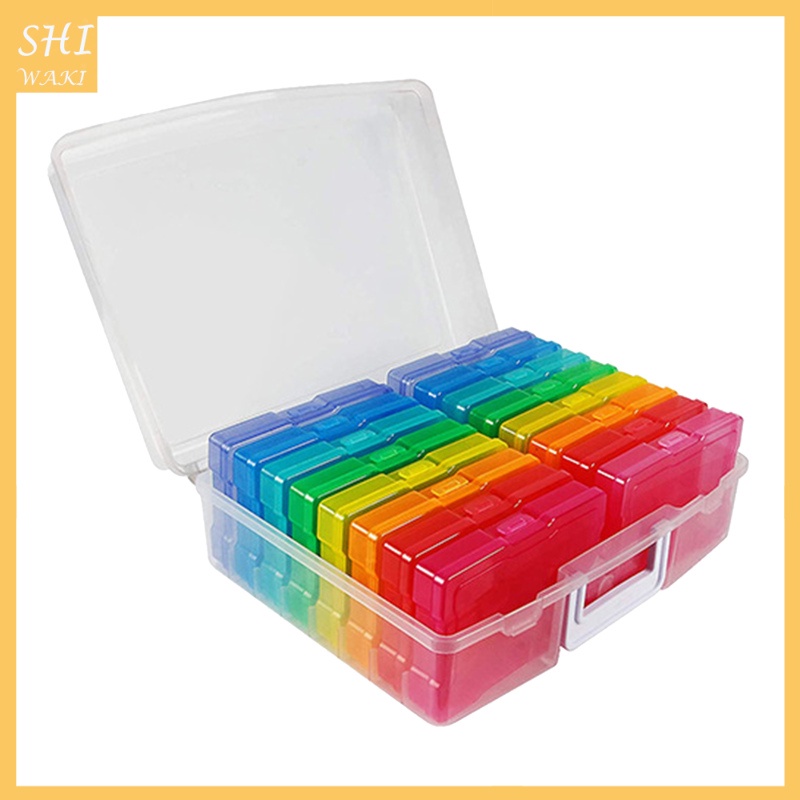 [In Stock]Photo Storage Holder Box Picture Case Keeper Clear Protect Photo Organizer