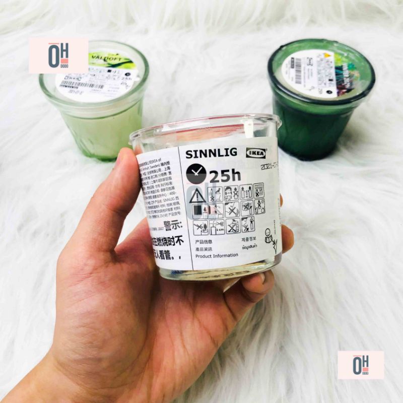 Nến thơm Ikea 25h