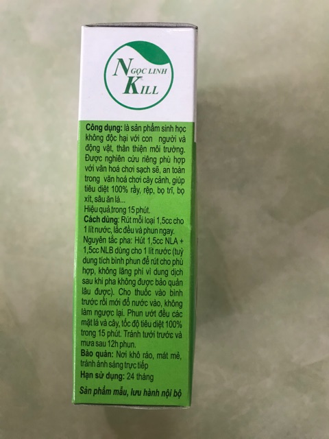 Chế phẩm A4 VIP Ngọc Linh chuyên trị rầy, rệp,bọ trĩ,bọ xít, sâu ăn lá...