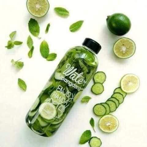 Bình Nước Detox Pong Dang 1000ml Tặng Kèm Túi Vải Vintage Tiện Lợi | BigBuy360 - bigbuy360.vn