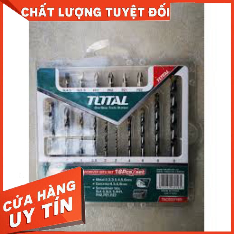 Bộ Mũi Khoan Đa Năng Và Bắt Vít 16 Chi Tiết Total TACSD3165