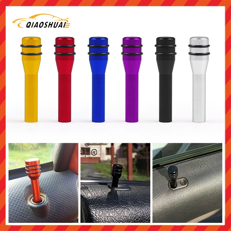 【1pcs】Universal Aluminum Interior Door Lock Knob Pins，for Car kancil kenari kelisa saga flx avanza atoz van
