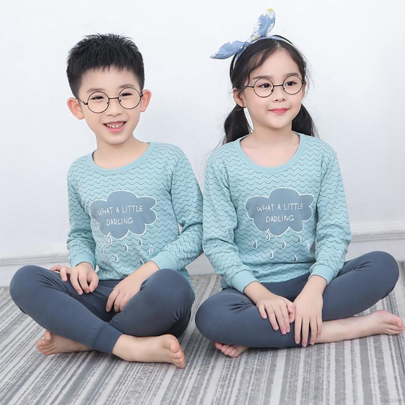 Bộ Đồ Ngủ Pijama Dài Tay Cho Bé Trai Và Gái