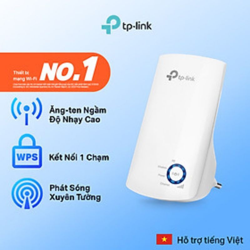 Bộ Kích Sóng Wifi Tp Link Repeater 300Mbps (TL-WA850RE) - Hàng Chính Hãng