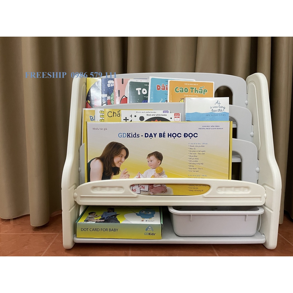 Giá sách  nhựa trẻ em , zj4 nhựa HDPE an toàn , inbox s.dt  để FREEE ship 100%,