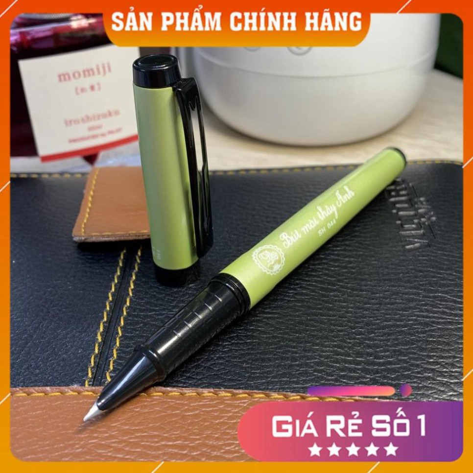 [Chính hãng] Bút Mài Thầy Ánh SH044 - Bút Máy Ánh Dương Thanh Đậm Ngòi Kim Tinh Thường, Không Kén Mực