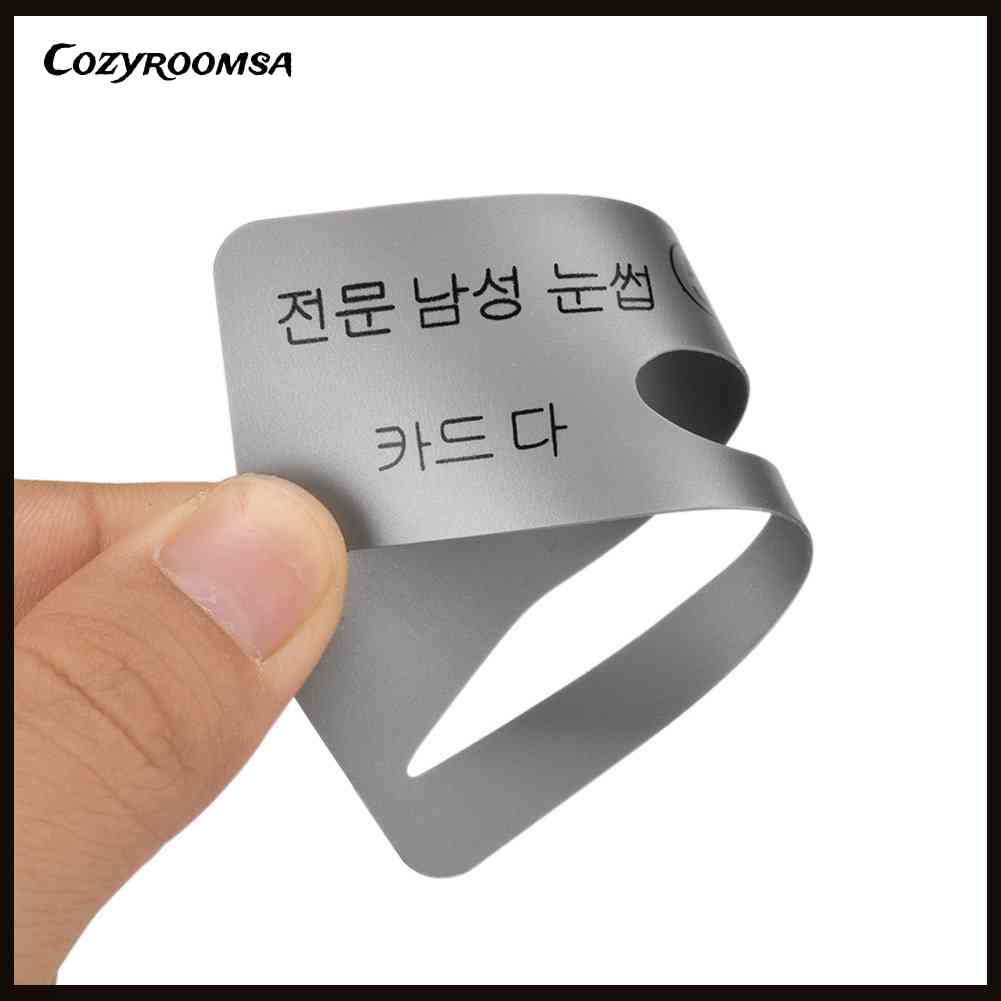 Set 5 Khuôn Hỗ Trợ Vẽ Lông Mày Tái Sử Dụng Tiện Lợi Thẻ