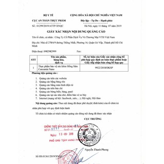 Hồng Sâm Curcumin Nano 400gr
