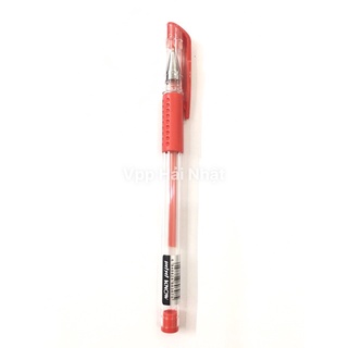 Bút gel nước Mini Cenvava viết siêu êm 0.5mm màu đỏ [VPP Hải Nhật]