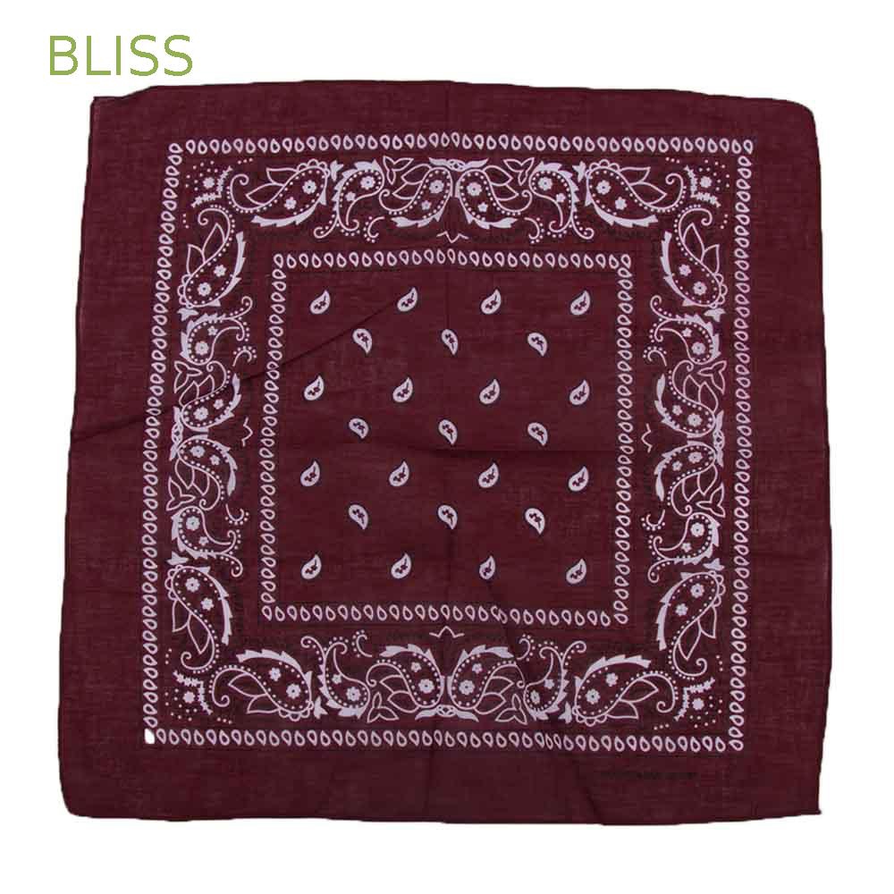 Khăn vuông in hoa bằng vải cotton