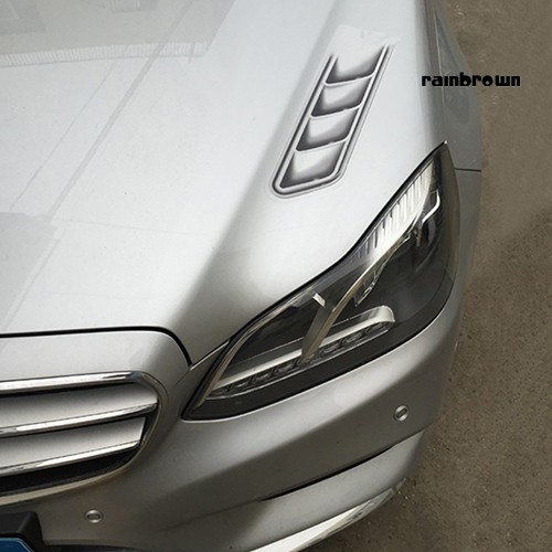 2 Miếng dán 3d hình lỗ thông khí trang trí xe hơi độc đáo