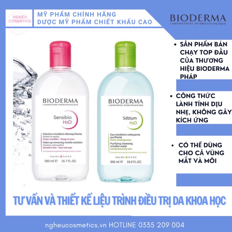 [Mã 44FMCGSALE1 giảm 10% đơn 250K] Nước Tẩy Trang Làm Sạch Da Bio Pháp 500ml | BigBuy360 - bigbuy360.vn