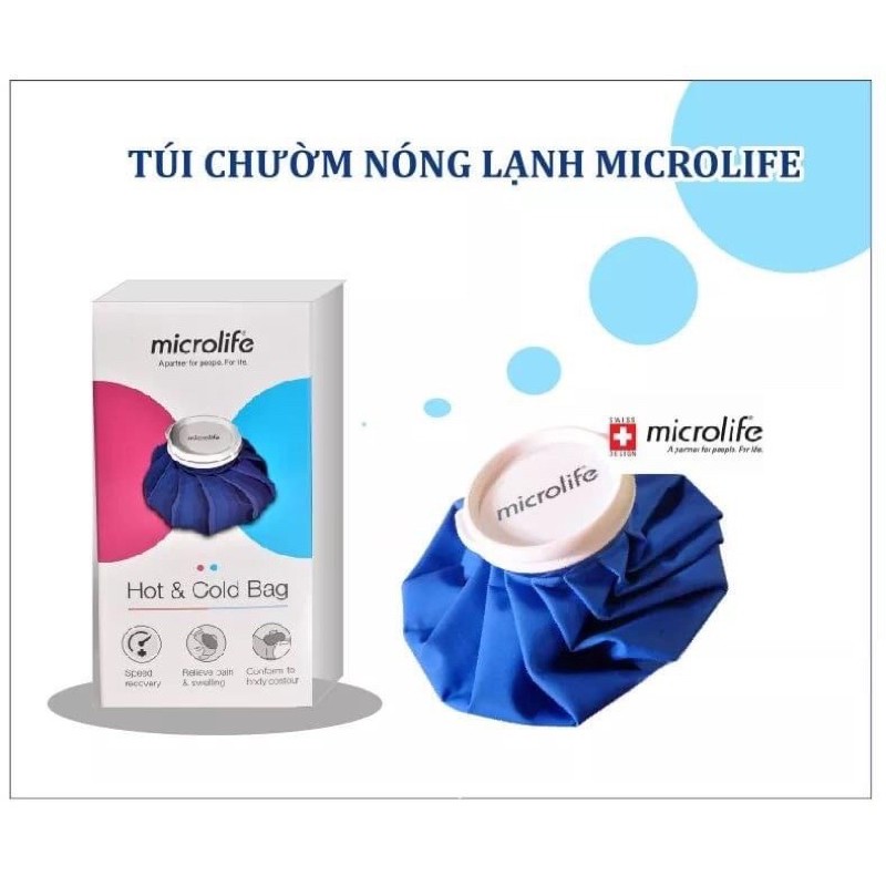 Túi chườm nóng lạnh Microlife cao cấp - có thể chườm nóng hoặc chườm lạnh giúp giảm đau