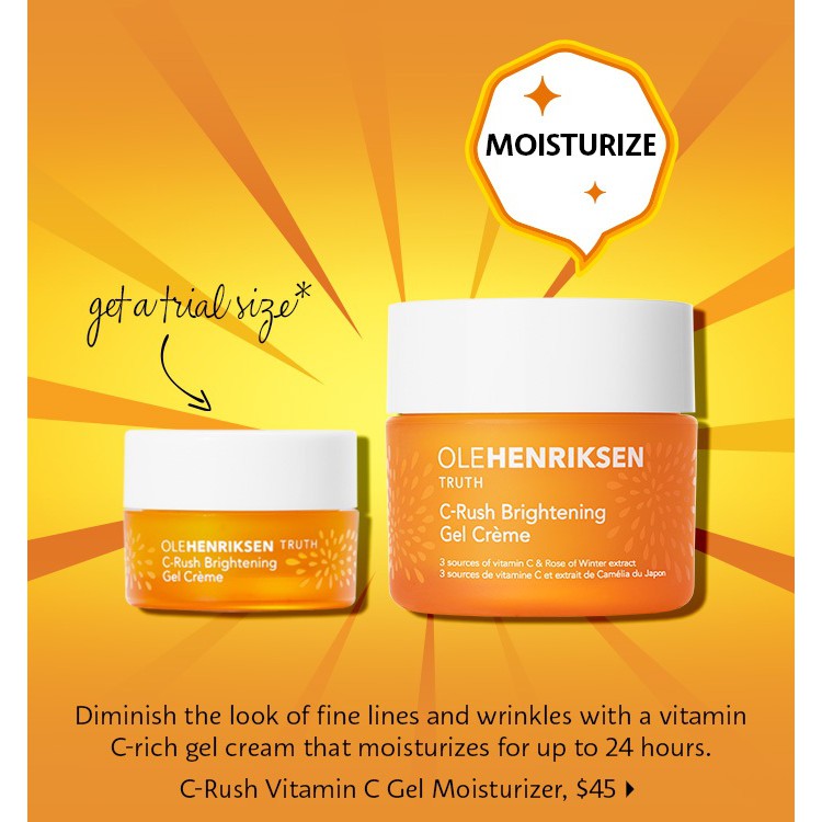 OLEHENRIKSEN  Kem dưỡng ẩm sáng da C-Rush™ Vitamin C Gel Moisturizer / Brightening Double Crème