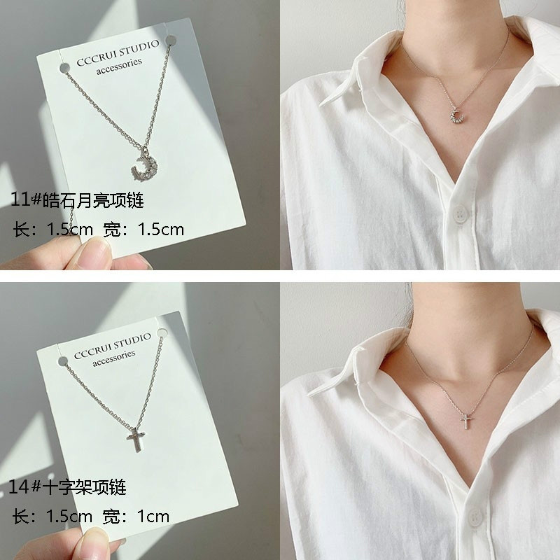 Vòng cổ Mặt Thánh Giá Phong Cách Hàn Quốc