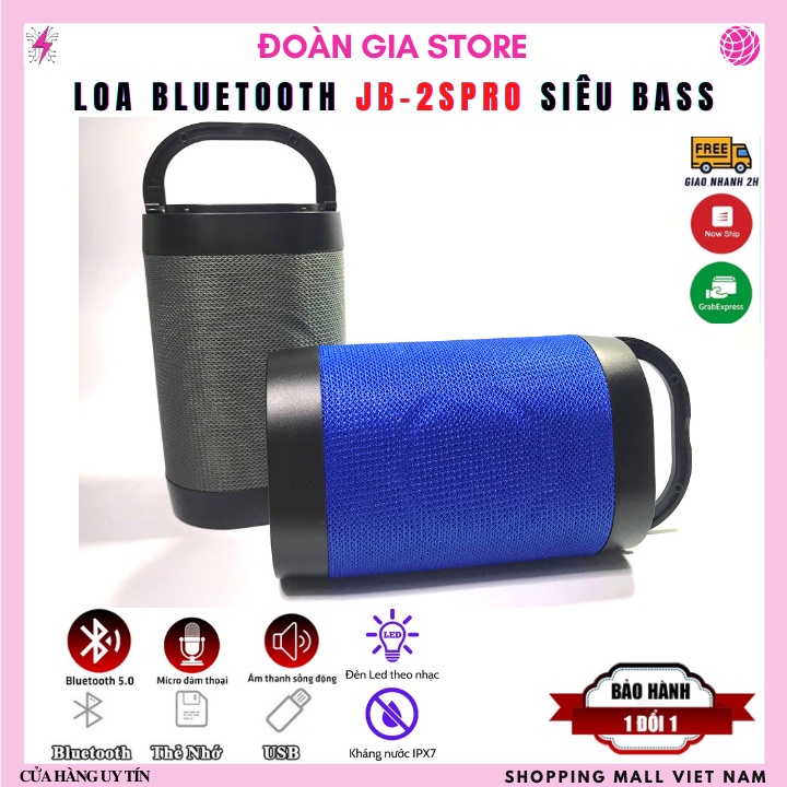 Loa bluetooth mini giá rẻ JB 2S PRO  Siêu bass 9D cùng nhiều tính năng, chất lượng âm tuyệt hảo , loa nhỏ gọn cầm tay