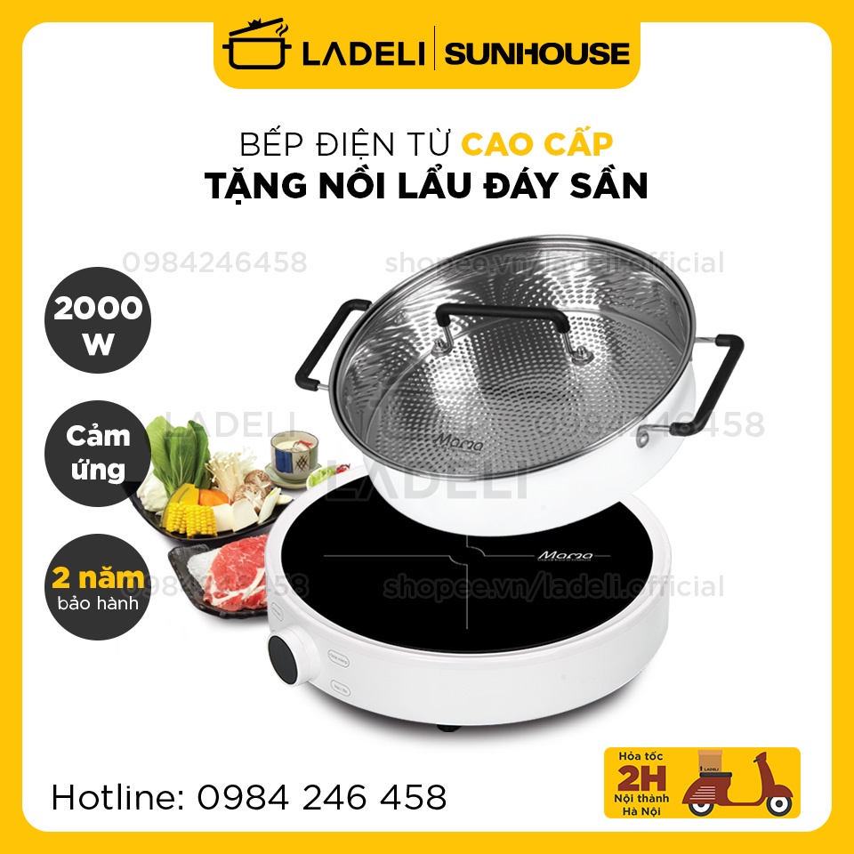 Bếp điện từ cảm ứng SUNHOUSE MAMA SHD6872 công suất 2000W