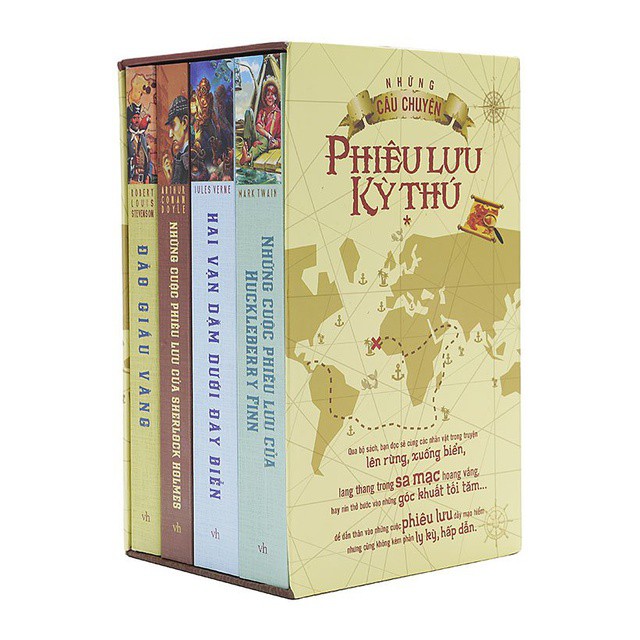 Sách: Combo Những Câu Chuyện Phiêu Lưu Kỳ Thú 1 (Hộp 4 Cuốn)