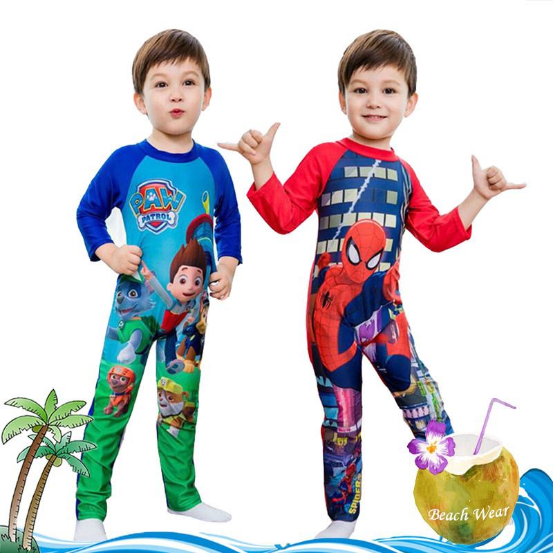 Đồ Bơi Trẻ Em Hình Nhân Vật Hoạt Hình Siêu Anh Hùng