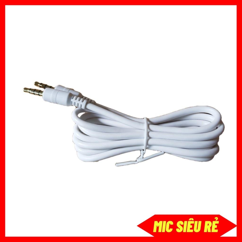 Dây Lấy Nhạc Sound Card K10, H9, K300, K500 Hàng Loại 1. Dây Cắm Cực Chuẩn 2 Đầu 4 Khấc Chuản Âm Thanh