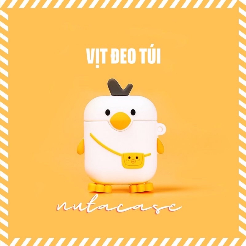 Vỏ bảo vệ tai nghe bluetooth Airpods bằng Sillicone dẻo, ốp Case cute, Airpods 2/pro &lt; NHIỀU MẪU &gt;