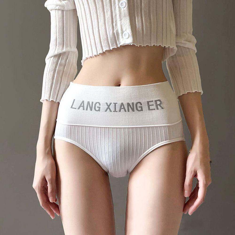 Quần Lót Lọt Khe Bằng Cotton Lưng Cao Quyến Rũ Cho Nữ