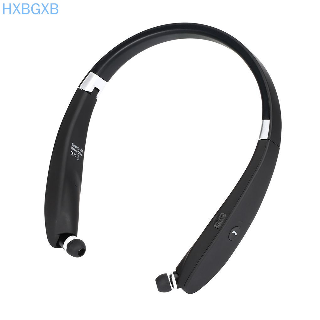 Bộ Tai Nghe Bluetooth 4.1 Cvc Có Thể Gấp Gọn Kèm Phụ Kiện