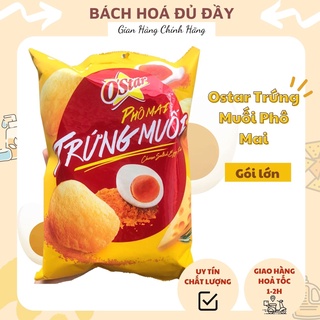 Snack Khoai Tây O'star Trứng Muối Phô Mai , bánh Bim bim khoai tây Ostar vị trứng muối thơm ngon