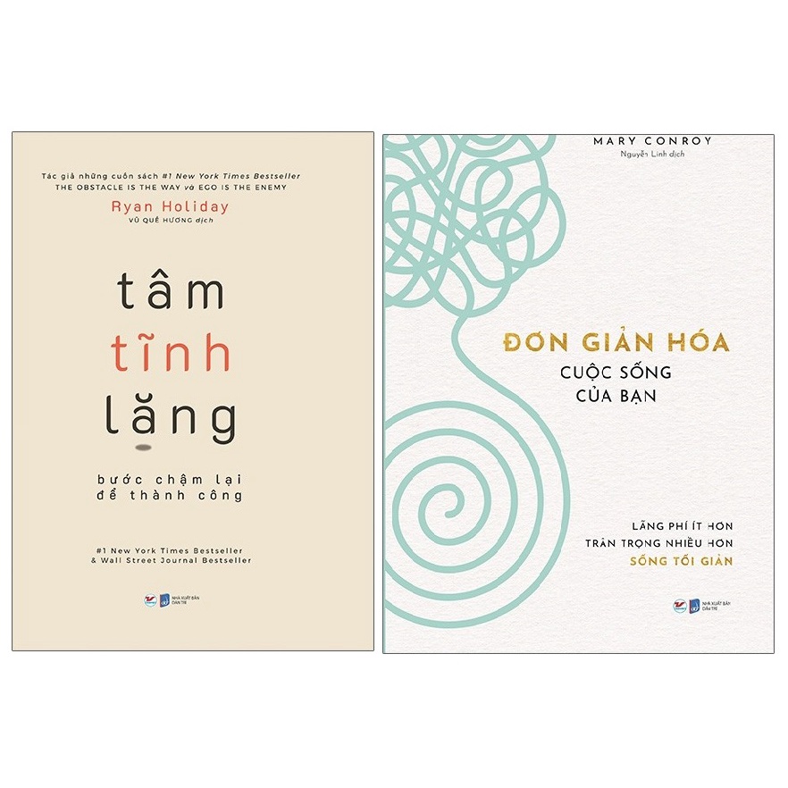 Sách - Combo Tâm Tĩnh Lặng Bước Chậm Lại Để Thành Công + Đơn Giản Hóa Cuộc Sống Của Bạn