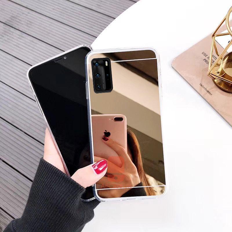 Ốp Lưng Tráng Gương Chống Sốc Cho Oppo Realme 5 Pro A31 A33 A37 A39 A59 A77 A71 A83 Reno Z Realme 6i 5s C3 5s X 3 K3 A1 A73 A775 A79 F5 F1S Neo 5 7 9