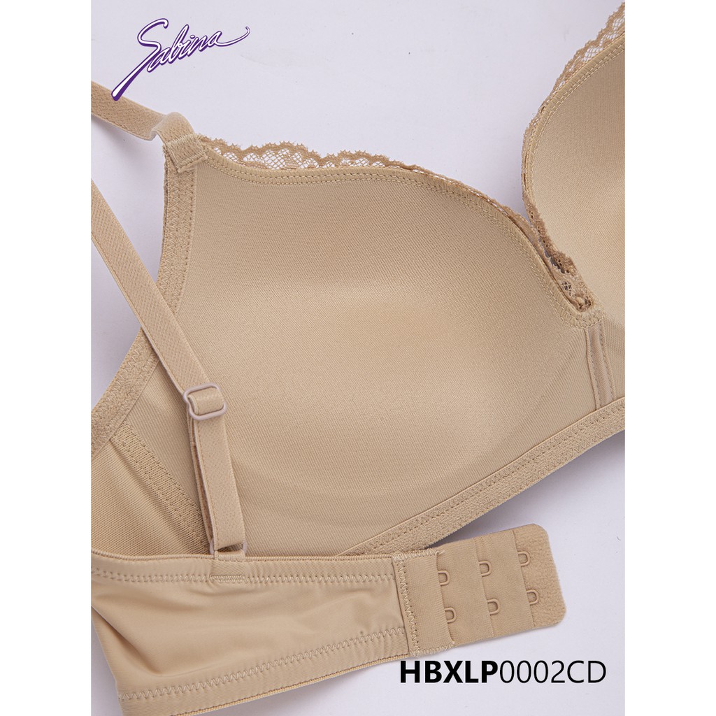 Áo Lót Không Gọng Mút Dày Phối Ren Habpy Lady By Sabina HBXLP0002