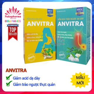 [7 TẶNG 1] Hỗn dịch trào ngược dạ dày Anvitra – Giảm acid dạ dày, đầy hơi chướng bụng ăn không tiêu trào ngược thực quản