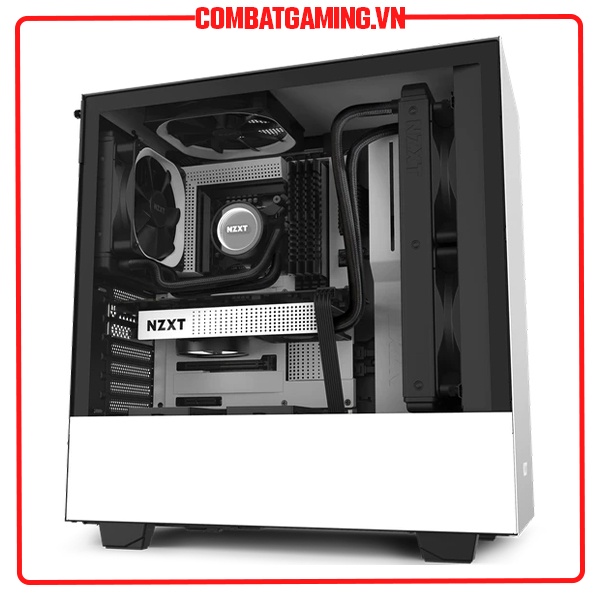 Vỏ CASE NZXT H510 MATTE (Mid Tower/Màu Trắng)