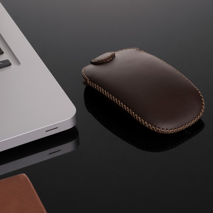 Bao da cho Magic Mouse chính hãng Khắc Tên, chất liệu da bò