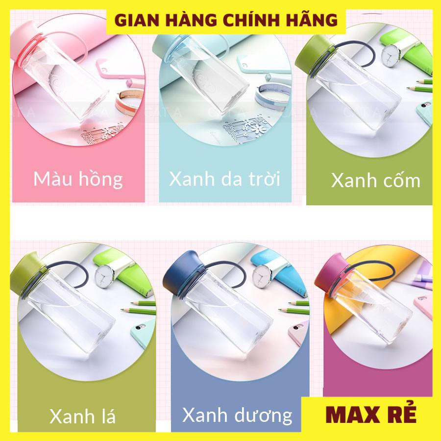 Bình đựng nước, bình nước bằng Nhựa BPA FREE MIGO Cao cấp - 1519 - An toàn, trong suốt, có rây lọc, quai xách tiện lợi