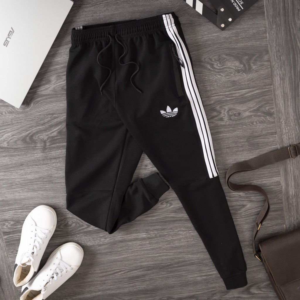 Quần dài thể thao nam ống bo phom 50-80kg chất liệu thun Poly dày đẹp | BigBuy360 - bigbuy360.vn