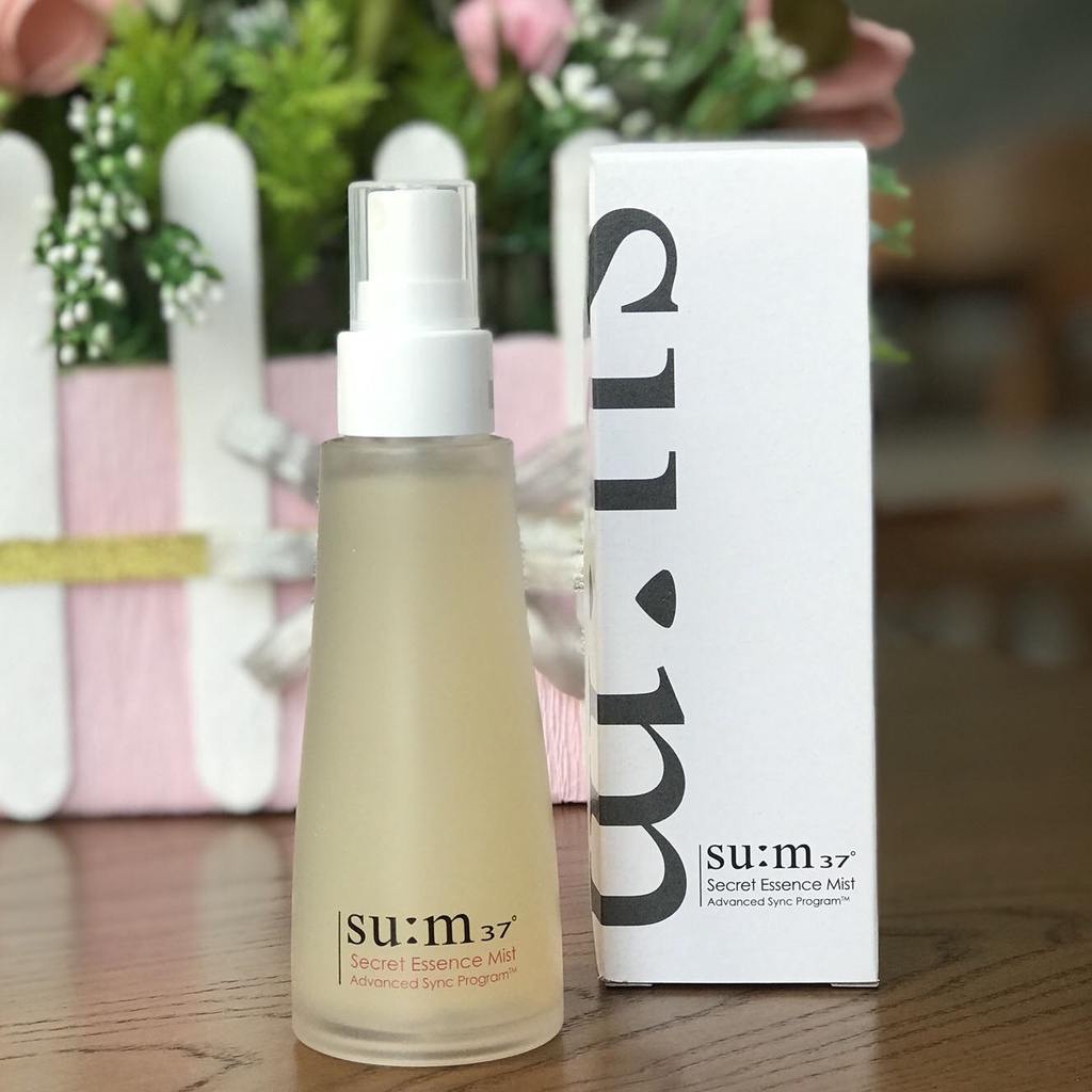 Xịt khoáng nước thần hồi sinh làn da trẻ đẹp su:m37 secret essence mist 60ml