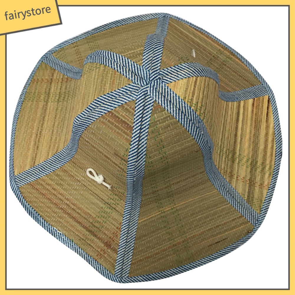 Mũ đan cói vành rộng chống tia uv có thể gập lại thời trang đi biển cho nữ