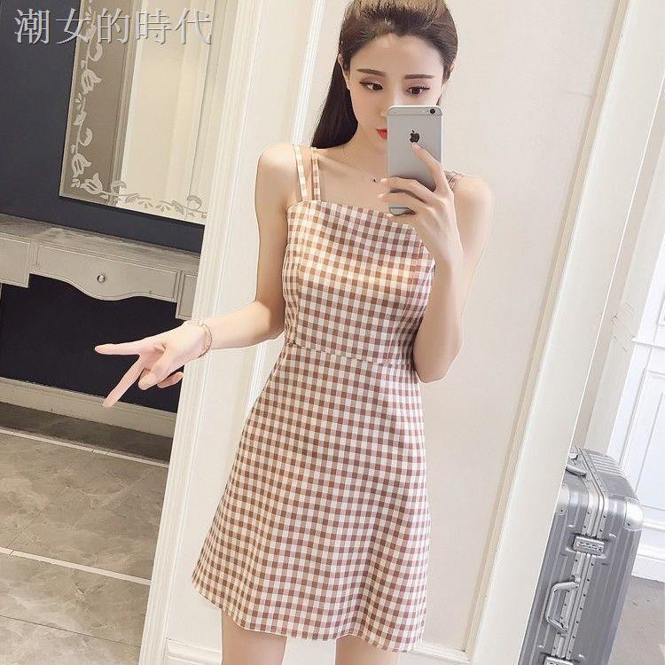 Đầm Hai Dây Mỏng Chiết Eo Thời Trang 2020 Quyến Rũ Cao Cấp | BigBuy360 - bigbuy360.vn