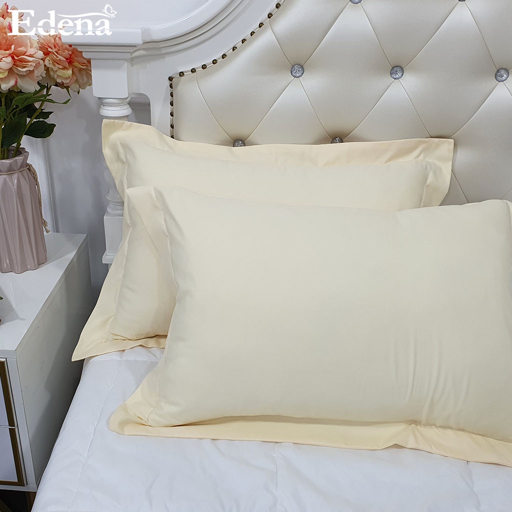 Cặp Vỏ Gối Nằm Edena Basic,chất liệu Micro silk nhiều màu | BigBuy360 - bigbuy360.vn