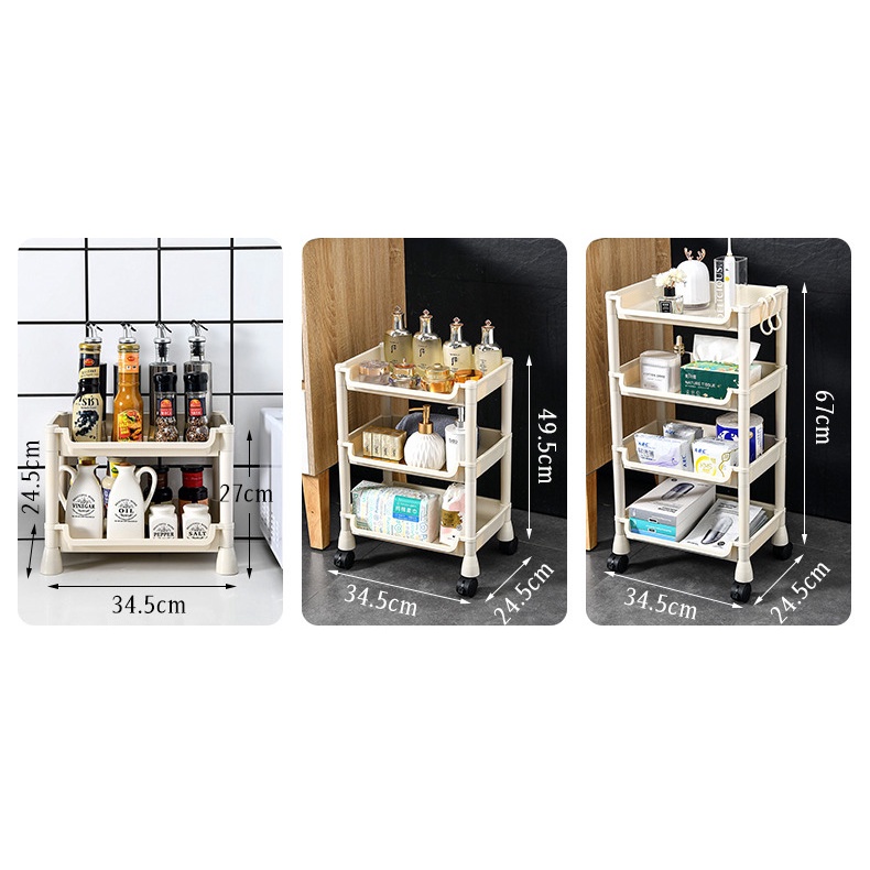 Kệ Đựng Đồ Dùng Nhiều Tầng Đa Năng Tiện Dụng Cho Nhà Bếp