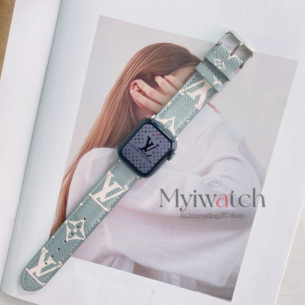 Dây Đeo Bằng Da Thay Thế Dành Cho iwatch series 7 6 5 SE 4 3 2 40mm 44mm 38mm 42mm 41mm 45mm
