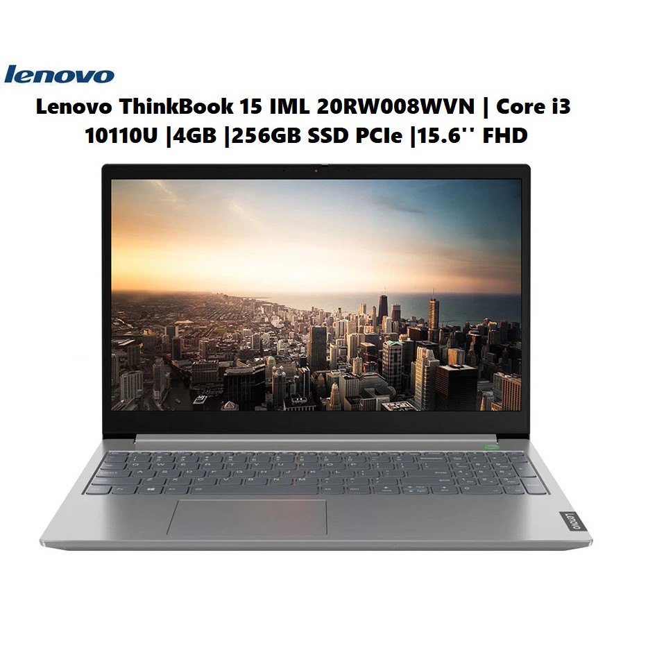 LapTop Lenovo ThinkBook 15 IML 20RW008WVN | Core i3 _ 10110U |4GB |256GB SSD PCIe |15.6'' FHD |FreeDos | BigBuy360 - bigbuy360.vn